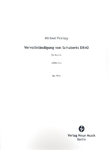 Vervollständigung von Schuberts D840