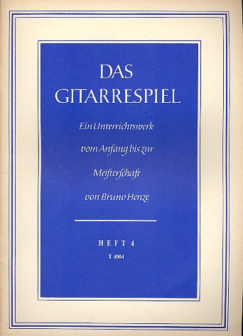 Das Gitarrespiel Band 4