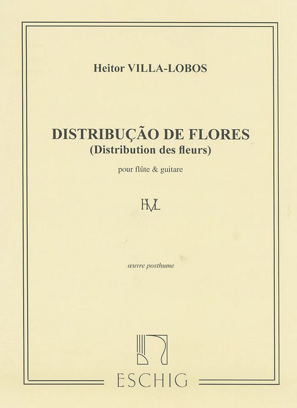 Distribuicao de flores pour flûte
