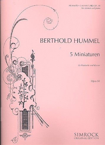 5 Miniaturen op.34