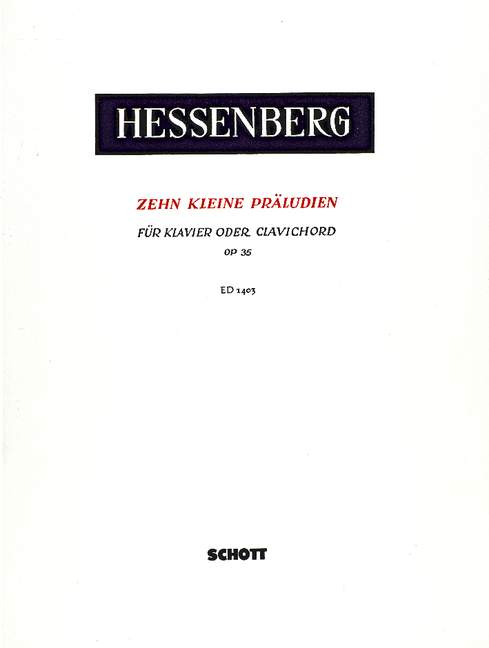 10 kleine Präludien op.35