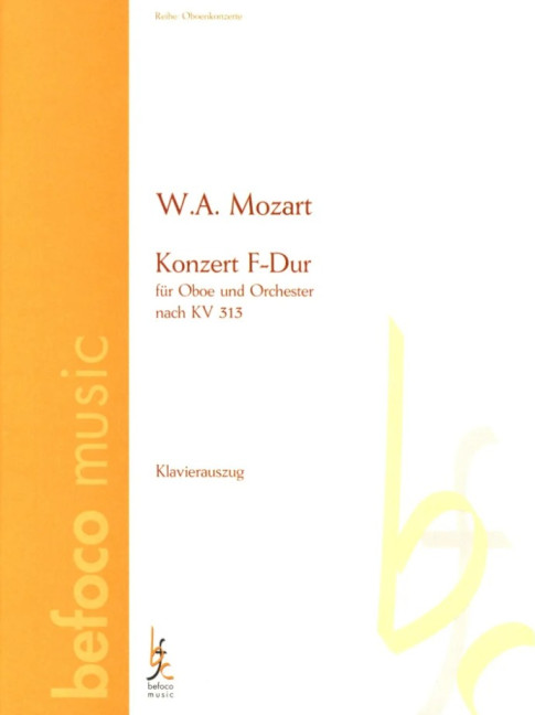 Konzert nach KV313 F-Dur