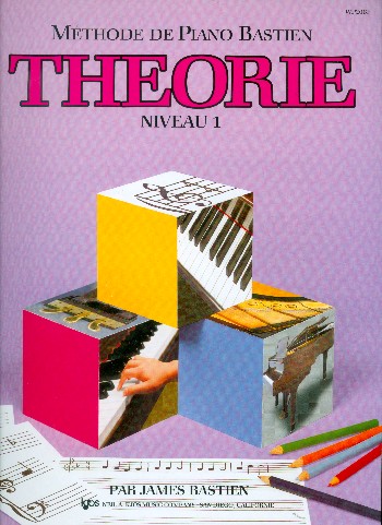 Méthode de piano Bastien - théorie niveau 1