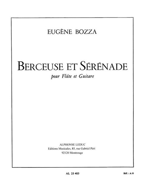 Berceuse et Sérénade pour flûte