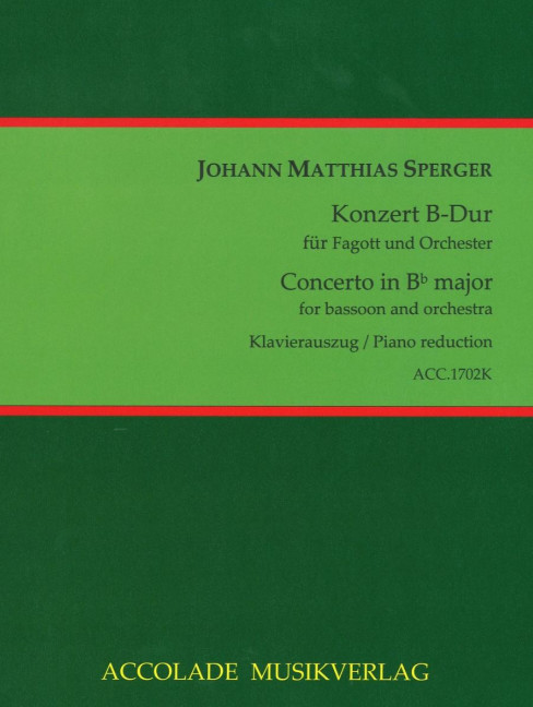 Konzert B-Dur für Fagott und Orchester