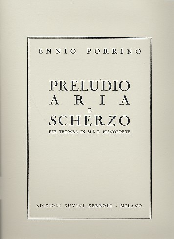 Preludio, Aria e Scherzo