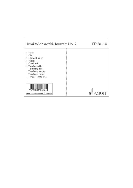 Konzert d-Moll Nr.2 op.22