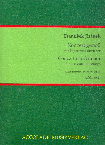 Konzert g-Moll für Fagott und Streicher