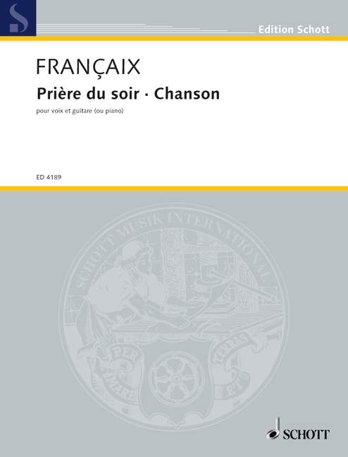 Prière du soir et Chanson
