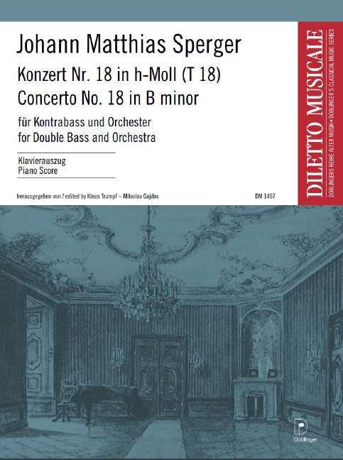Konzert h-Moll Nr.18 T18 für Kontrabass und Orchester