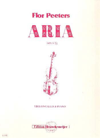 Aria op.51: for cello and piano
