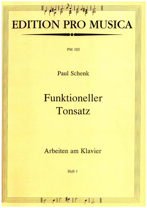 Funktioneller Tonsatz Band 1
