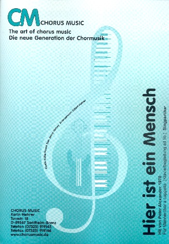 Hier ist ein Mensch