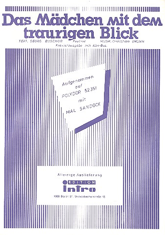Das Mädchen mit dem traurigen Blick: