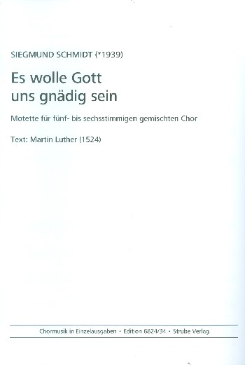 Es wolle Gott uns gnädig ein