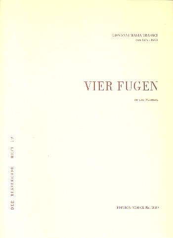 4 Fugen zu 4 Stimmen