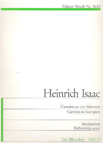 Carmina  zu vier Stimmen