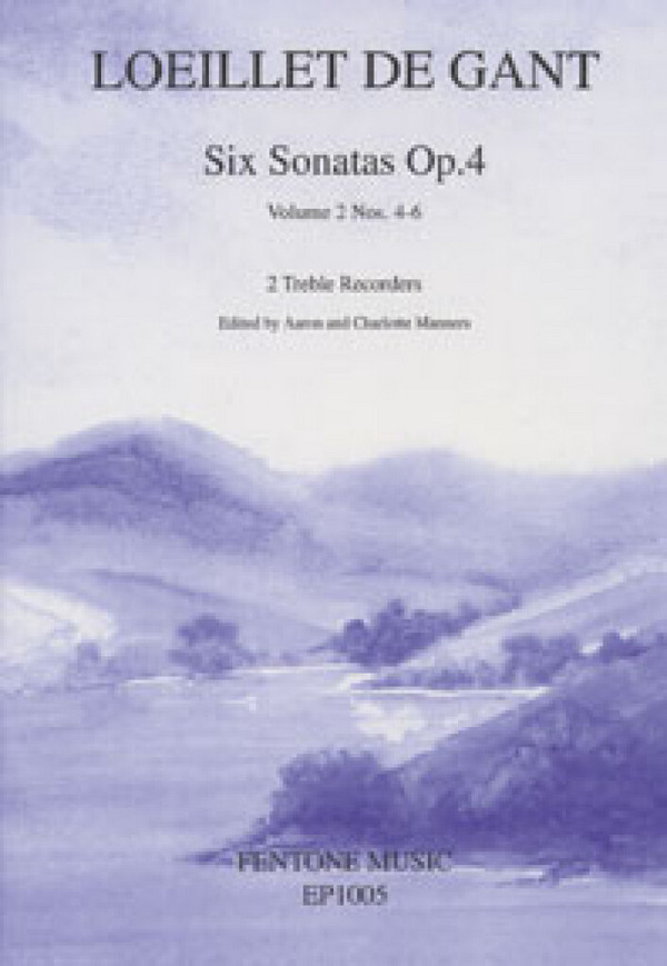 6 sonatas op.4 vol.2 (nos.4-6)