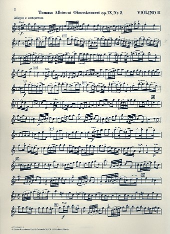 Concerto à cinque d-Moll op.9,2