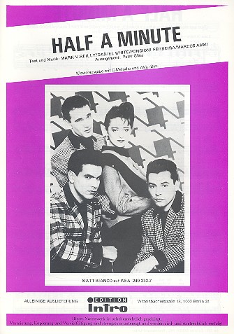 Half a Minute: Einzelausgabe