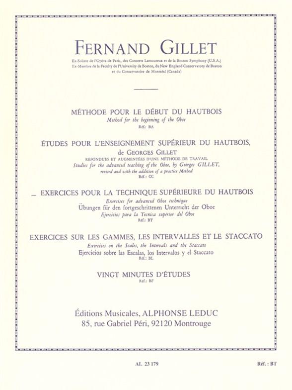 Exercices pour la technique supérieure