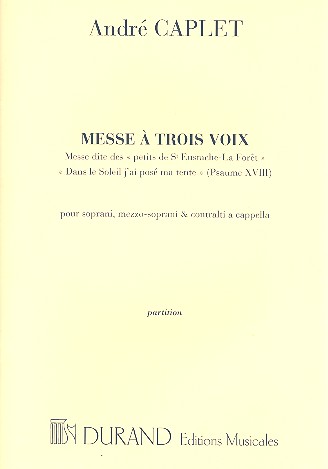 Messe à 3 voix de femmes a cappella