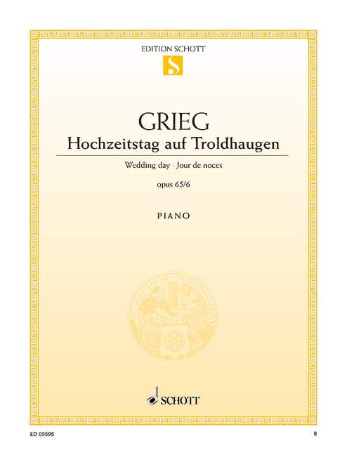 Hochzeitstag auf Troldhaugen op.65,6
