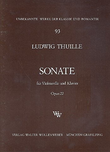 Sonate op.22 für Violoncello