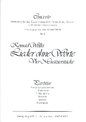 4 Lieder ohne Worte