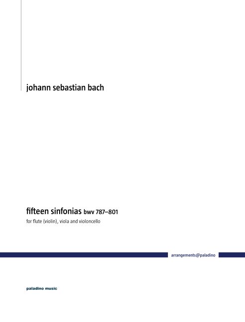15 Sinfonien BWV787-801