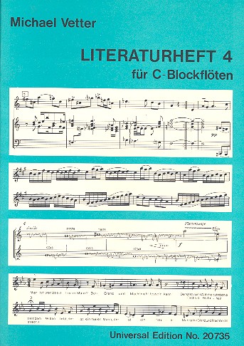 Blockflötenschule - Literaturheft Band 4