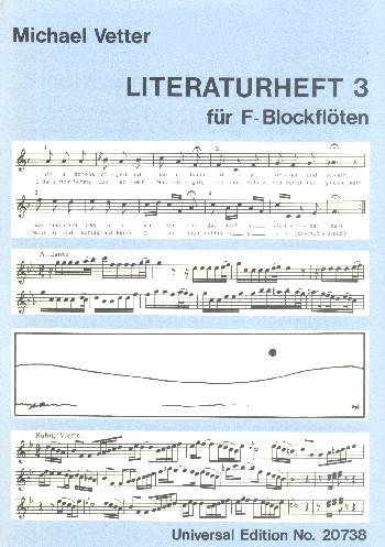 Blockflötenschule - Literaturheft Band 3
