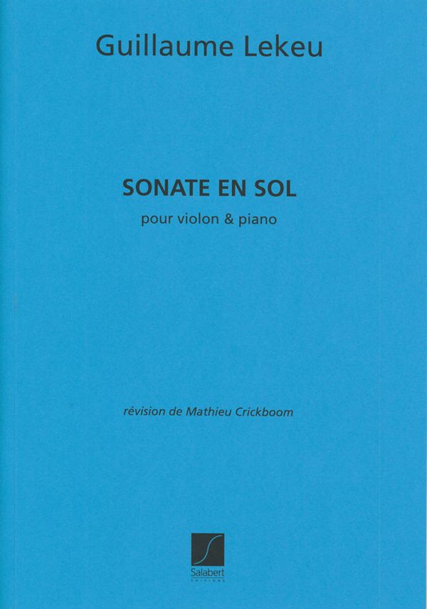 Sonate en sol majeur