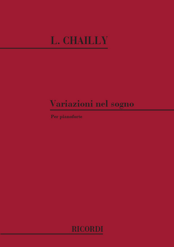 VARIAZIONI NEL SOGNO PER PIANO-