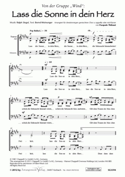 Lass die Sonne in dein Herz