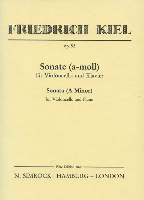 Sonate a-moll op.52