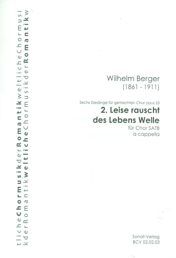 Leise rauscht des lebens Welle op.25,2