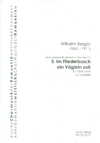 Im Fliederbusch ein Vöglein saß op.25,3
