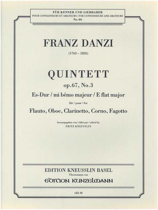 Quintett Es-Dur op.67,3