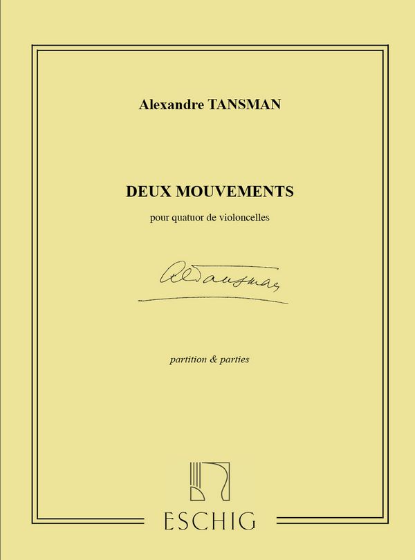 2 MOUVEMENTS POUR 4 VIOLONCELLES