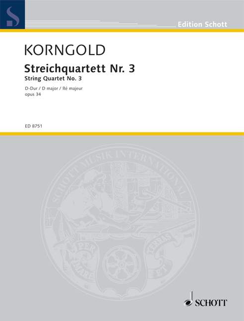 Streichquartett Nr. 3 op. 34