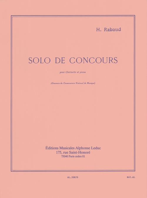 Solo de concours op.10 pour