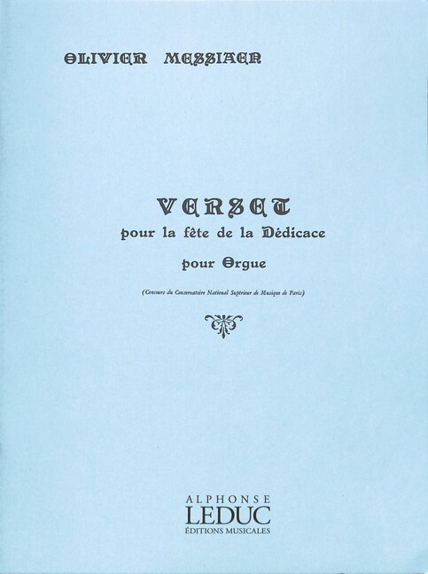 Verset pour la fete de la Dédicace
