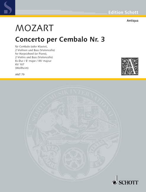 Konzert Es-Dur Nr.3 KV107