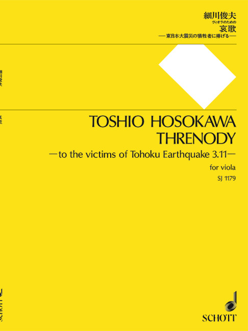 Threnody to the Victims of Tohoku Earthquake 3.11
