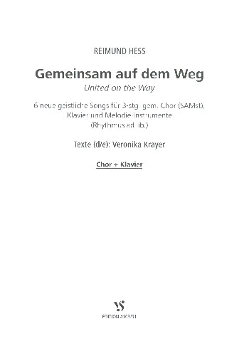 Gemeinsam auf dem Weg Chor/Klavier