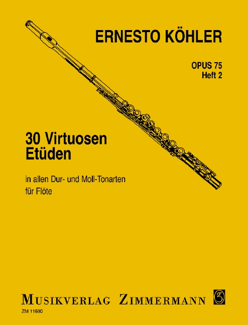 30 Virtuosen-Etüden in allen Dur- und Moll-Tonarten op.75 Band 2