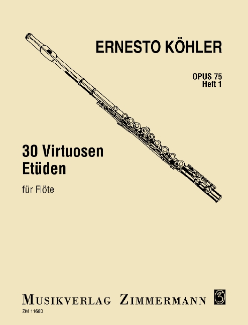 30 Virtuosen-Etüden in allen Dur- und Moll-Tonarten op.75 Band 1
