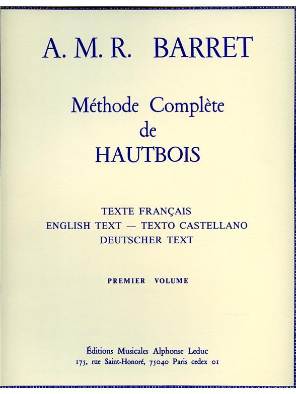 Méthode Complète de hautbois