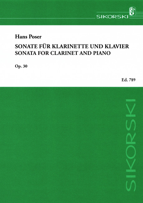 Sonate op.30 für Klarinette und